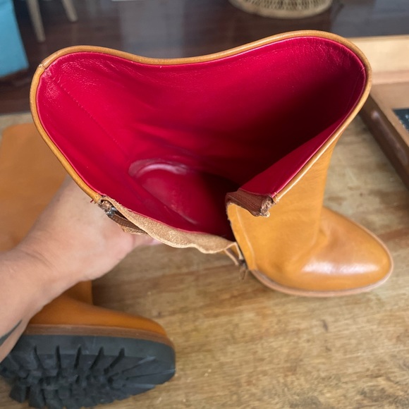 Amanda Gregory Short Lugsole Boots Size 8 - Picture 9 of 12